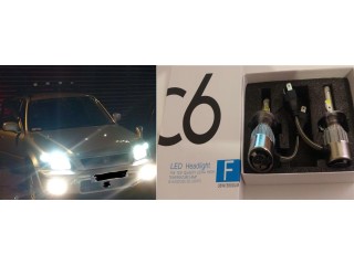 Ნათურები-H4 LED Headlight Kit Light Bulbs High Low Beam 6000K.